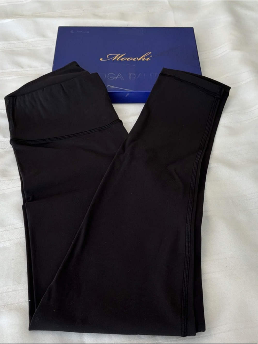 Black High-Waist Leggings Moochi yoga pants